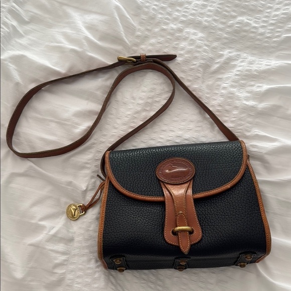 Dooney & Bourke Handbags - Dooney & Bourke Black and Brown Satchel